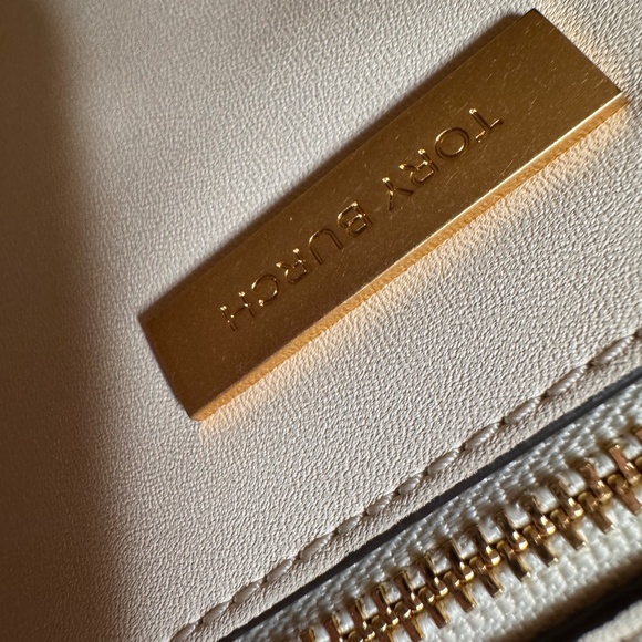 Tory Burch Fleming Convertible Shoulder Bag - Cream/Ivory/Gold - Picture 7 of 14